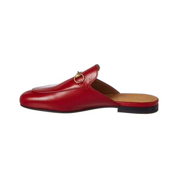 Gucci Princetown Leather Slipper, Red - Picture 2 of 5